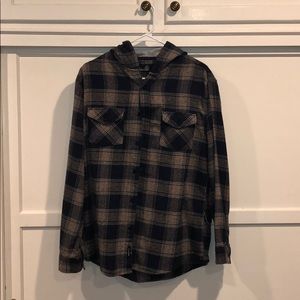 Flannel Button Up sweater